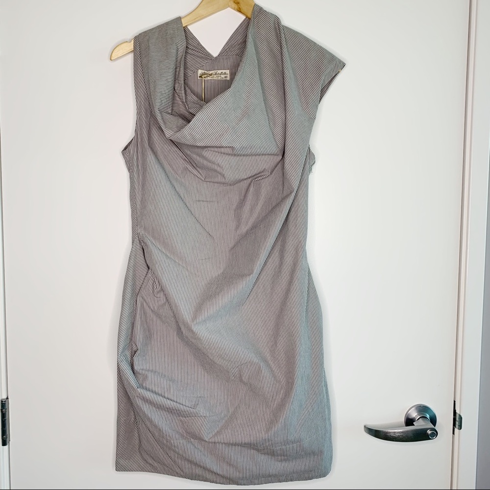 NWT All Saints Spitafields Ticking Limski Dress - Picture 3 of 8
